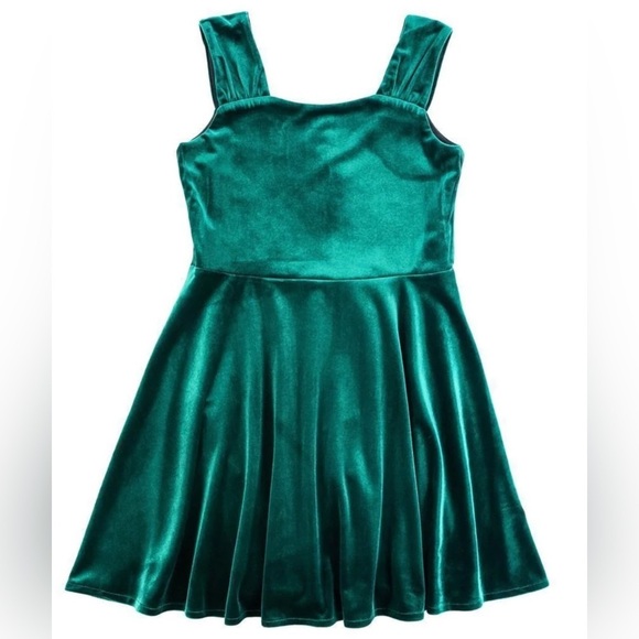 Florence Eiseman Other - NWT Florence Eiseman Stretch Green Emerald Velvet Dress Size